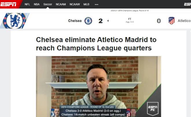 ESPN tin rằng Chelsea có thể làm nên chuyện ở Champions League năm nay