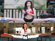 Thể thao - Hot girl Châu Tuyết Vân xoạc chân như cánh cung khiến fan Yoga cũng nể