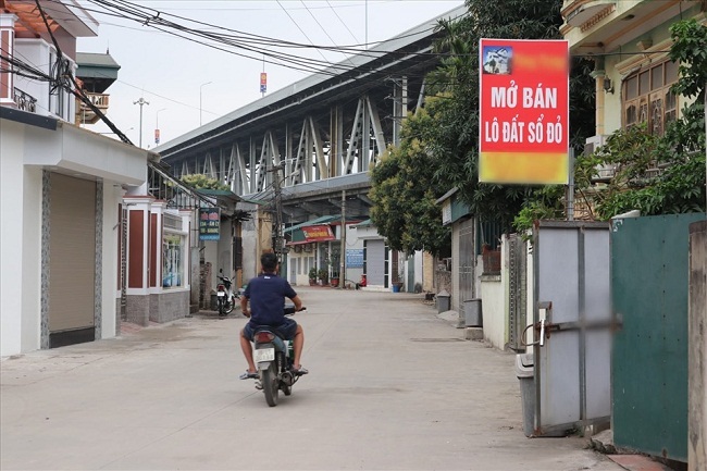 Đất nền khu vực ven sông Hồng (huyện Đông Anh) "nhảy giá" từng ngày