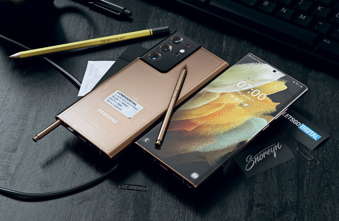 Ảnh concept Galaxy Note 21.