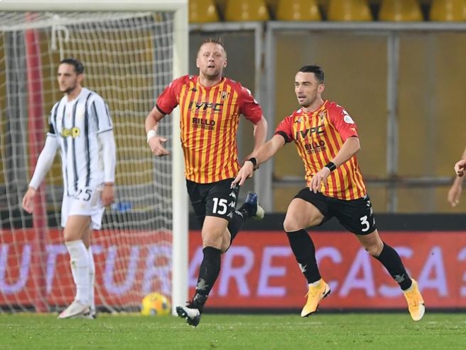 Benevento từng xuất sắc cầm hòa Juventus ở lượt đi