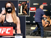 Thể thao - Sao nữ UFC 2 lần ngất xỉu khi lên bàn cân, hụt đấu &quot;Gấu trúc hung hãn&quot;