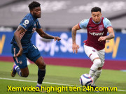 Bóng đá - Trực tiếp bóng đá West Ham - Arsenal: Pepe bỏ lỡ đáng tiếc (Hết giờ)