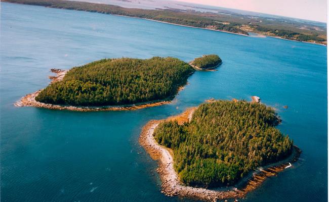 Hòn đảo Đá Nhỏ (Little Rocky) ở Canada rộng hơn 32.000 mét vuông với biển xanh và thềm cát trắng mịn màng. Nơi này cũng sở hữu không gian thiên nhiên ôn hòa. 
