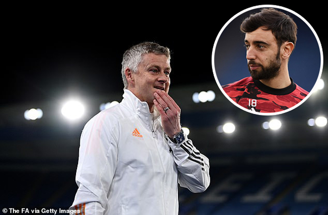 Solskjaer có lý do để Bruno Fernandes nghỉ ngơi trong trận đấu này