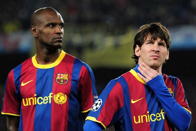 Abidal và Messi từng xảy ra tranh cãi