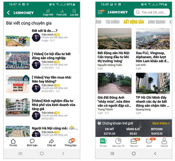 Nhiều bài viết, video được chuyên gia Trần Minh chia sẻ trên 24hmoney là thông tin vô giá cho nhà đầu tư bất động sản, giúp bạn tránh được rủi ro không đáng có.