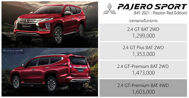 Ra mắt Mitsubishi Pajero Sport 2021 Passion Red Edition, giá từ 971 triệu đồng - 2