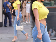 Thời trang - Phái đẹp quyến rũ với quần skinny jean