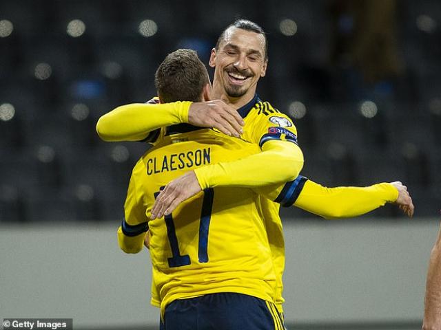 Ibrahimovic kiến tạo đỉnh cao, lập kỷ lục đáng nể trong ngày tái xuất ĐT Thụy Điển
