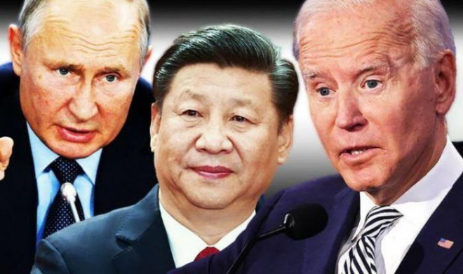 Các nhà lãnh đạo của ba siêu cường quân sự, kinh tế hàng đầu thế giới.