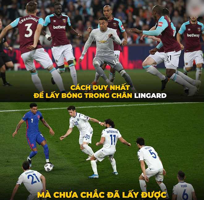 Lingard đang "khuấy đảo" đội tuyển Anh ở vòng loại World Cup.