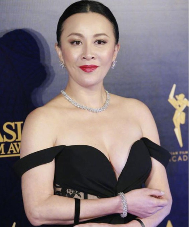 Lưu Gia Linh sinh năm 1965, là diễn viên hạng A ở Trung Quốc. Vợ Lươn Triều Vỹ theo đuổi phong cách ăn mặc gợi cảm dù đã bước sang tuổi ngũ tuần. Ở tuổi 55, Lưu Gia Linh được khen ngày càng quyến rũ và sắc sảo hơn.
