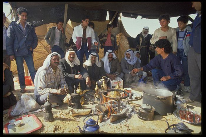 Người Bedouin tham dự một lễ kỷ niệm của bộ tộc mình tại làng Kseife ở phía nam Israel. (Ảnh: Arabamerica)