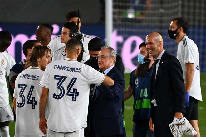 Chủ tịch Perez, HLV Zidane và nhiều cầu thủ Real có thể phải "ra đường"