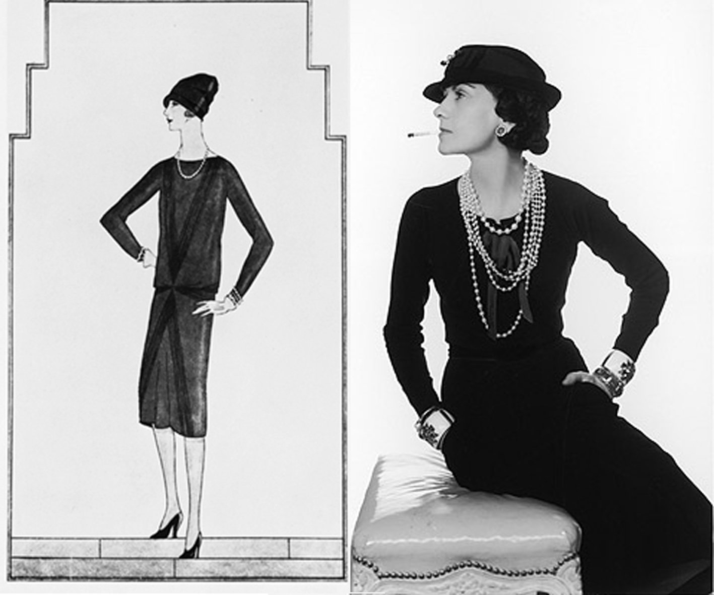 Coco Chanel đã mở ra một kỷ nguyên mới cho những chiếc LBD khi xuất hiện trên tạp chí Vogue.