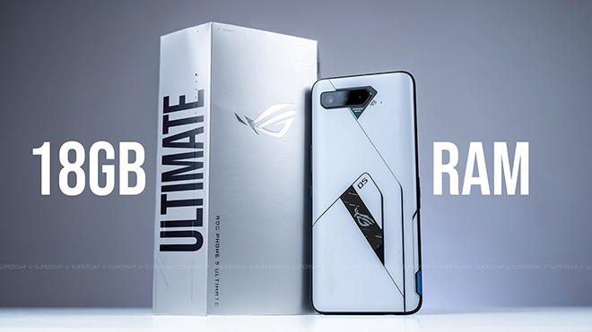 Asus ROG Phone 5 Ultimate có RAM lên tới 18GB.