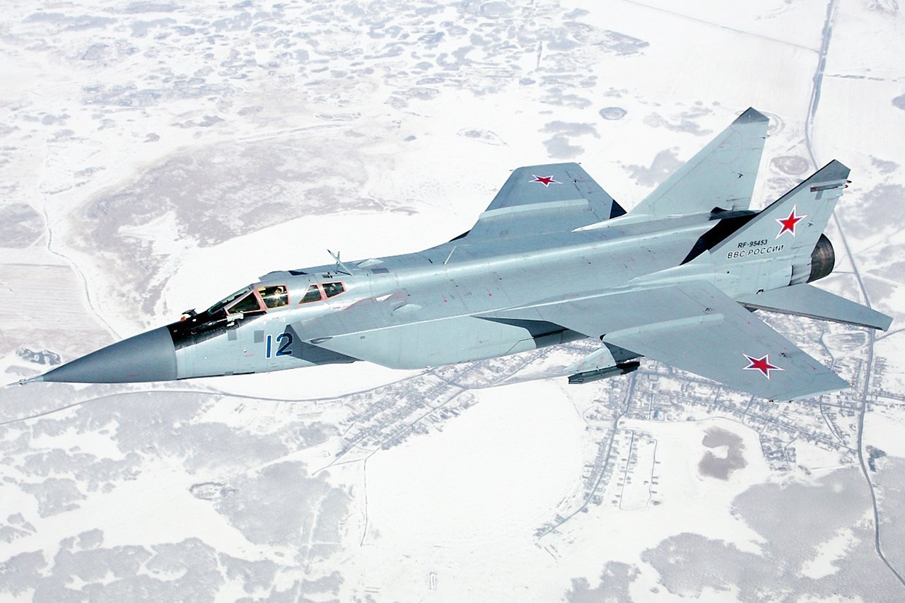 Tiêm kích đánh chặn MiG-31 của Nga.