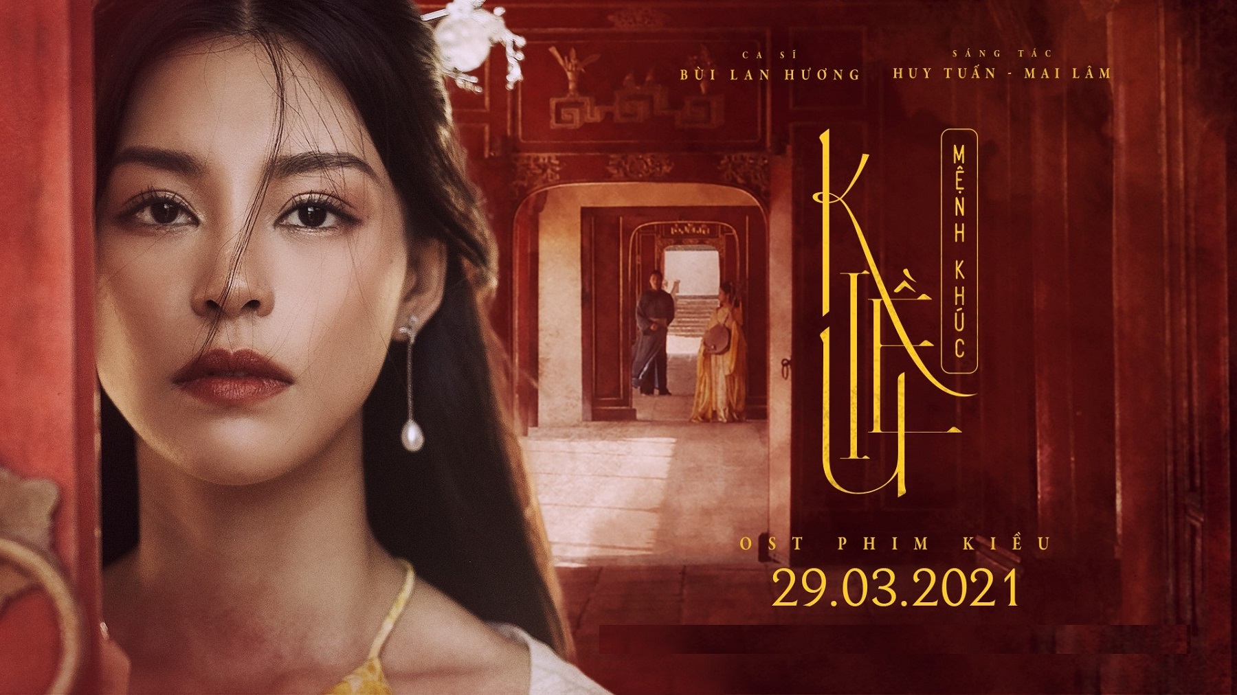 Poster MV “Kiều Mệnh Khúc” vừa tung ra đã gây sự chú ý lớn từ những khán giả hâm mộ giọng ca Bùi Lan Hương