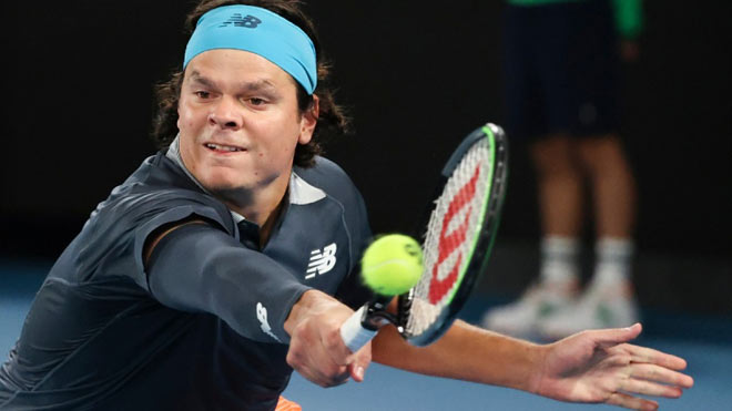 Milos Raonic có trận thắng thứ 2 liên tiếp khi đối đầu Ugo Humbert