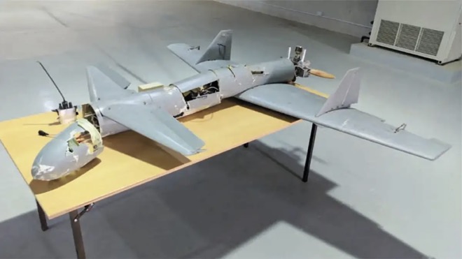 Một phiên bản UAV Qasef do Iran sản xuất.