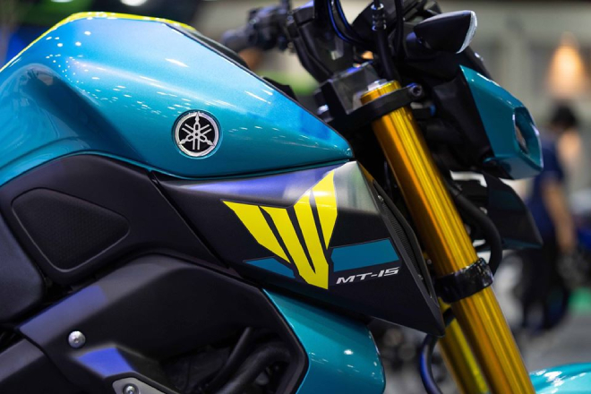 Đẹp lung linh ấn bản giới hạn Yamaha MT-15 Teal Blue - 3