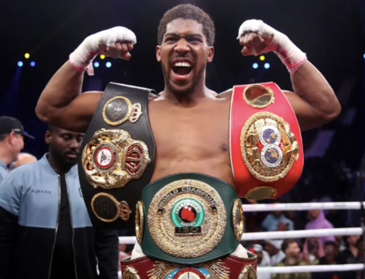 9. Anthony Joshua. Võ sĩ 32 tuổi người Anh sở hữu 60 triệu bảng, tương đương 81 triệu USD