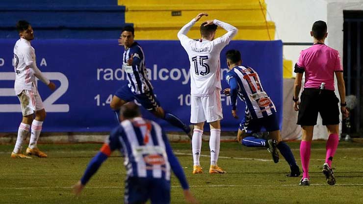 Alcoyano từng thắng ngược Real Madrid 2-1 cũng ở vòng 1/16 cúp Nhà Vua mùa trước