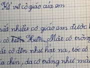 Giáo dục - du học - Học sinh miêu tả cô giáo chân thật đến &quot;kỳ dị&quot; khiến cộng đồng mạng cười té ghế