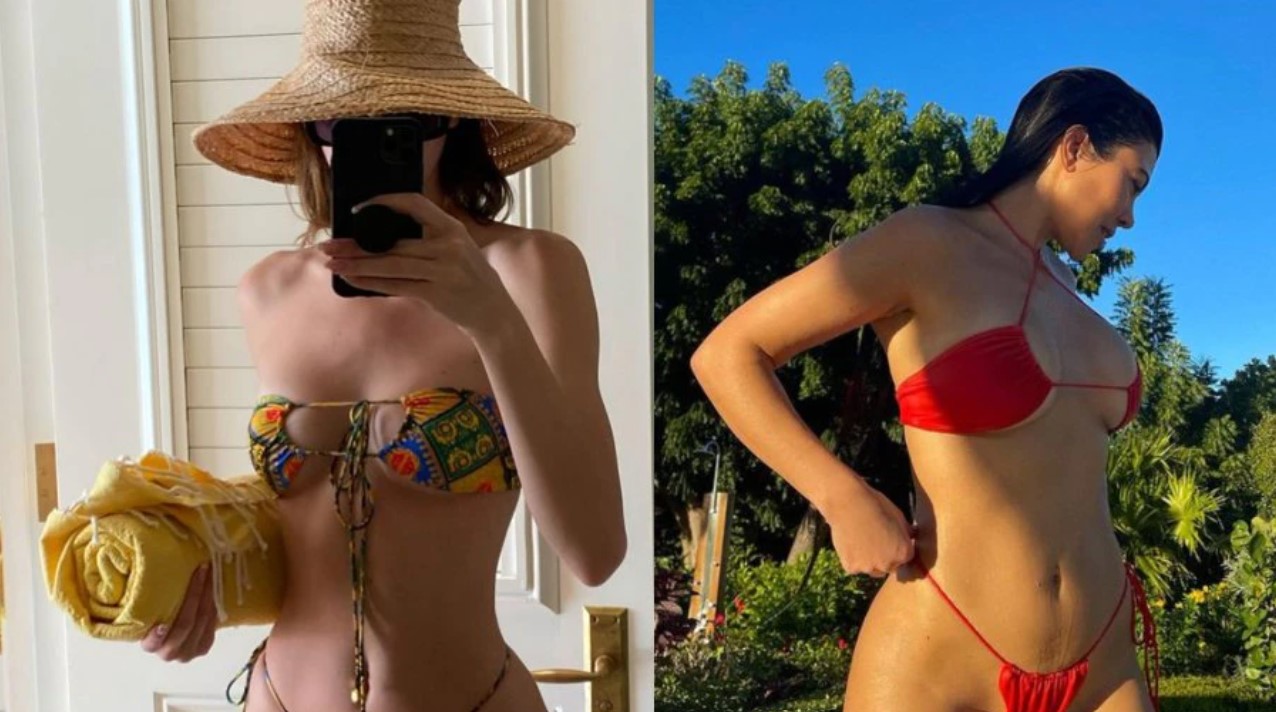 Kiểu diện bikini phá cách như thế này được chị em nhà Kardashian - Jenner lăng xê.