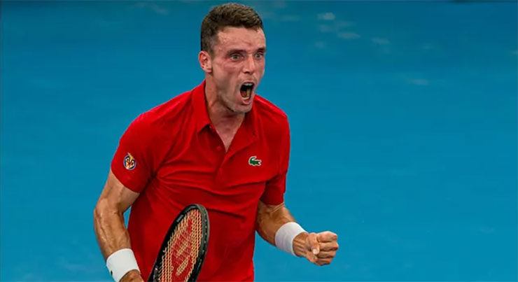 Bautista Agut thắng 2 loạt tie-break để vượt qua Hurkacz sau 3 set và giúp Tây Ban Nha sớm hạ gục Ba Lan