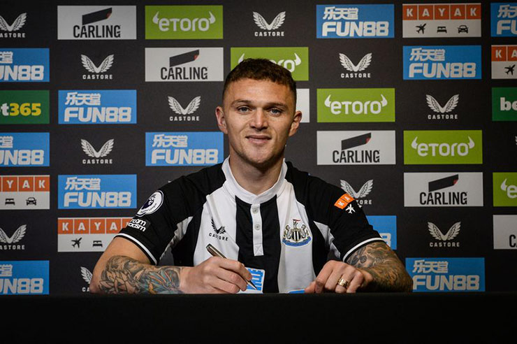 Hậu vệ phải Kieran Trippier chính thức ký hợp đồng 2 năm rưỡi với Newcastle từ Atletico Madrid