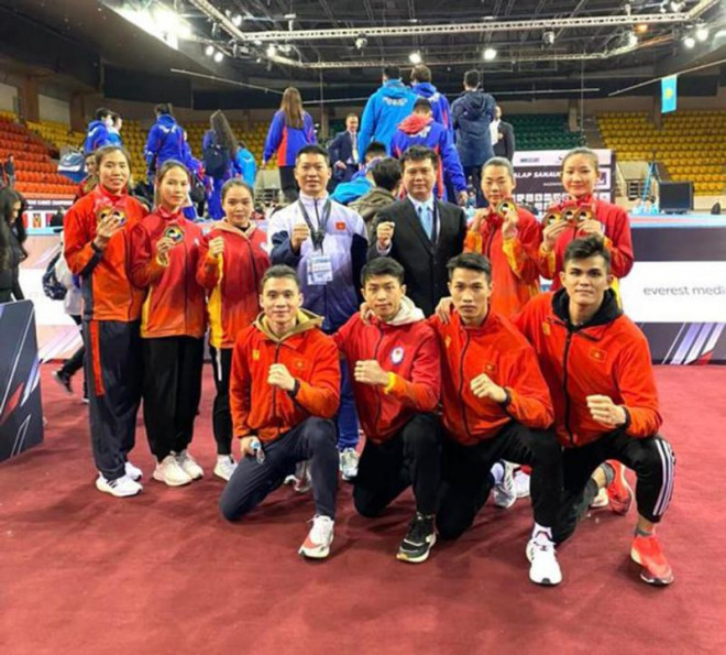 Đội tuyển Karate Việt Nam dự Giải vô địch Karate châu Á năm 2021.
