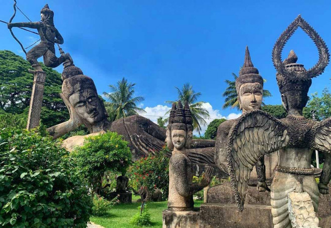 Ngỡ ngàng Công viên Phật giáo có hàng trăm bức tượng - hình ảnh 3