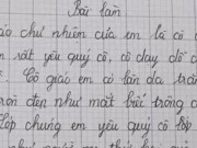 Bạn trẻ - Cuộc sống - Học sinh làm văn tả giáo viên chủ nhiệm, lời gửi gắm cuối bài khiến dân tình cười ngất