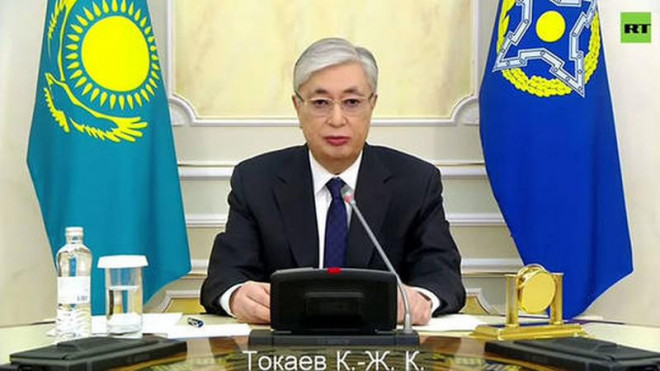 Tổng thống Kazakhstan Kassym-Jomart Tokayev. Ảnh: RT