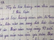 Bạn trẻ - Cuộc sống - Học sinh tiểu học tả bác hàng xóm như tranh biếm họa khiến dân mạng cười ngất