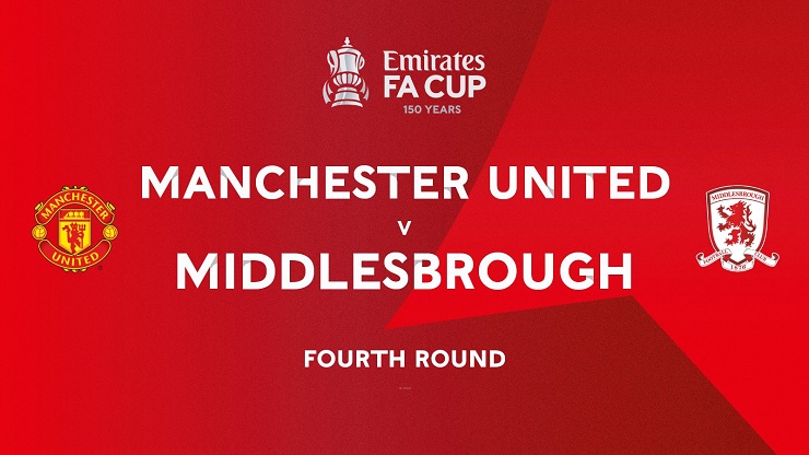 MU sẽ gặp Middlesbrough ở vòng 4 FA Cup