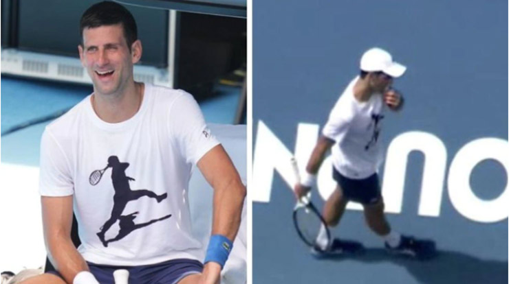 Djokovic lộ clip &#34;luyện công&#34; chờ dự Australian Open, Nadal bị tố được ưu ái - 1
