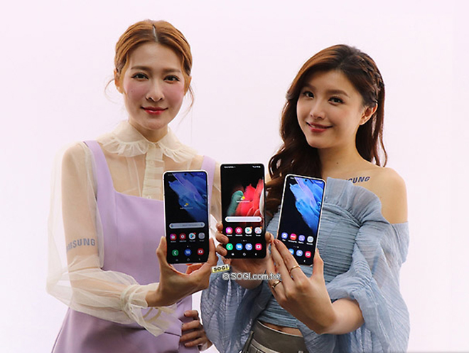 Bộ ba Galaxy S21 của Samsung.