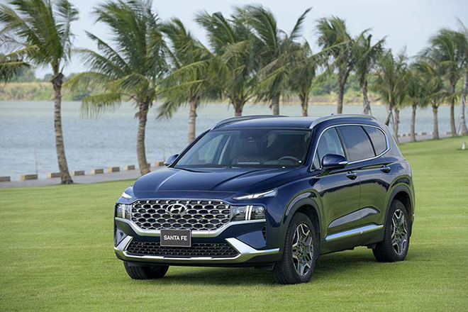 Giá xe Hyundai Santa Fe lăn bánh tháng 1/2022, giảm 50% phí trước bạ - 4