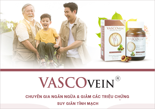 Vascovein giải pháp ngăn ngừa và giảm các triệu chứng suy giãn tĩnh mạch