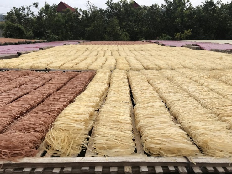 Mỳ chũ là sản phẩm đặc sản nổi tiếng của người dân Bắc Giang