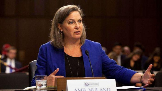 Thứ trưởng Ngoại giao Mỹ Victoria Nuland. Ảnh - The Hill