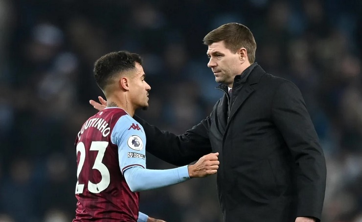 Coutinho giúp đội bóng của Gerrard giữ lại 1 điểm quý giá