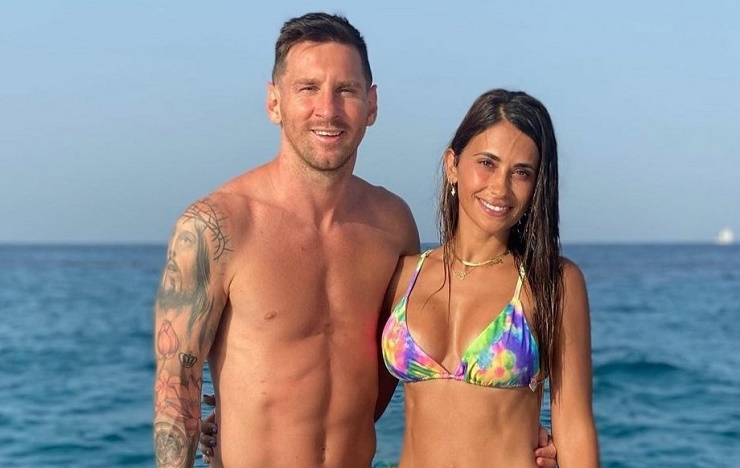 Messi và bà xã Antonela