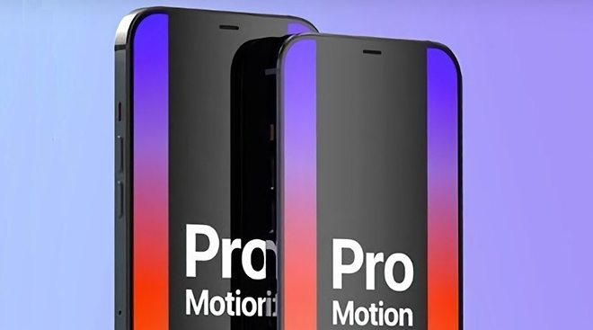 Sẽ chỉ có iPhone 14 Pro và iPhone 14 Pro Max được trang bị màn hình có tốc độ làm mới 120Hz.