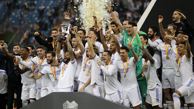 Real Madrid lần thứ 19 trong lịch sử đoạt Siêu cúp Tây Ban Nha
