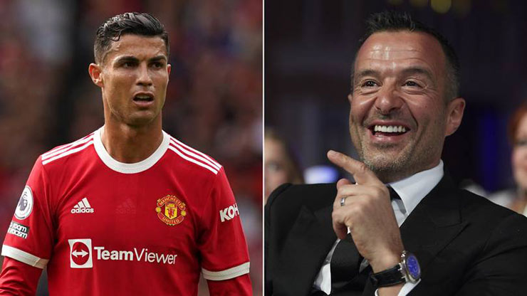 Ronaldo và siêu cò Jorge Mendes bàn bạc về khả năng tiền đạo người Bồ Đào Nha rời MU mùa hè năm nay