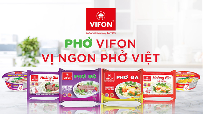 Phở VIFON trở thành món ăn quen thuộc hấp dẫn những người con đất Việt